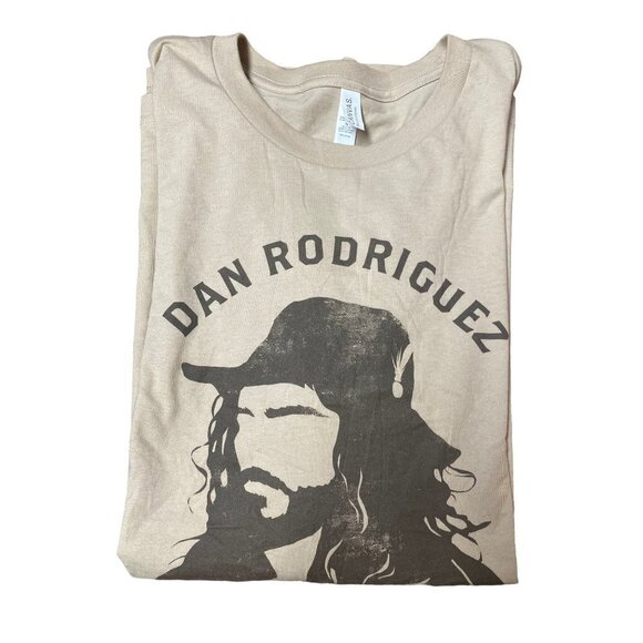 Dan Rodrigues Musician T Shirt Tan Portrait Image Size XL - Picture 5 of 5